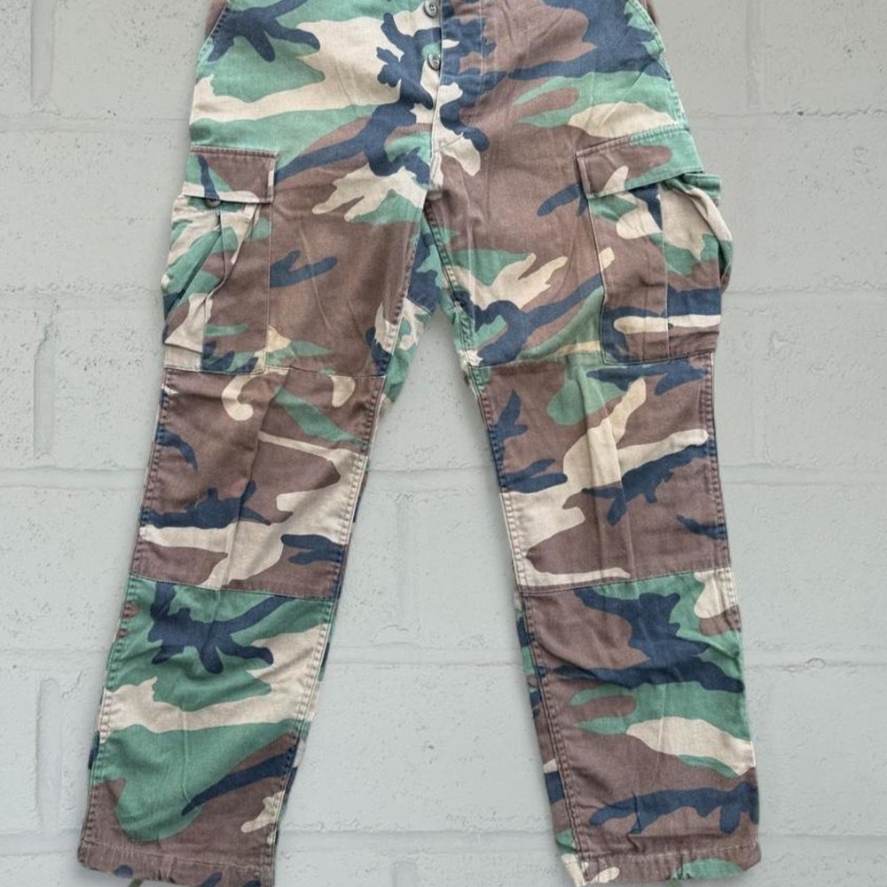 Propper Woodland Camo BDU Cargo Pants Mens Medium Regular Military Trousers